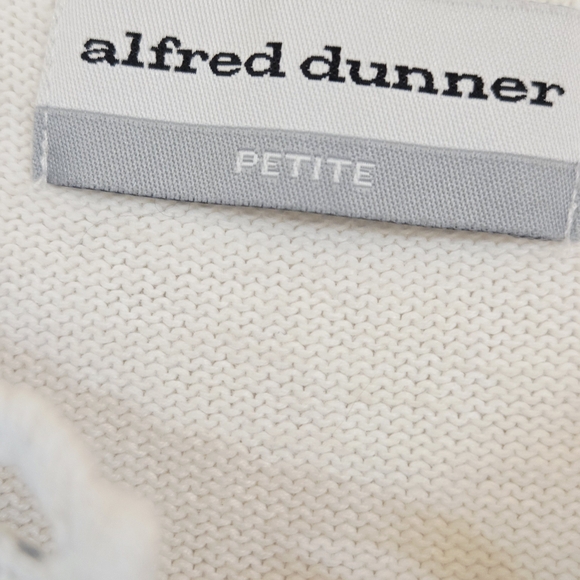 Vintage Alfred Dunner Patchwork Floral Embroidery Cardigan Sweater Cottagecore - Picture 3 of 12